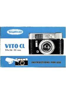 Voigtlander Vito CL manual. Camera Instructions.